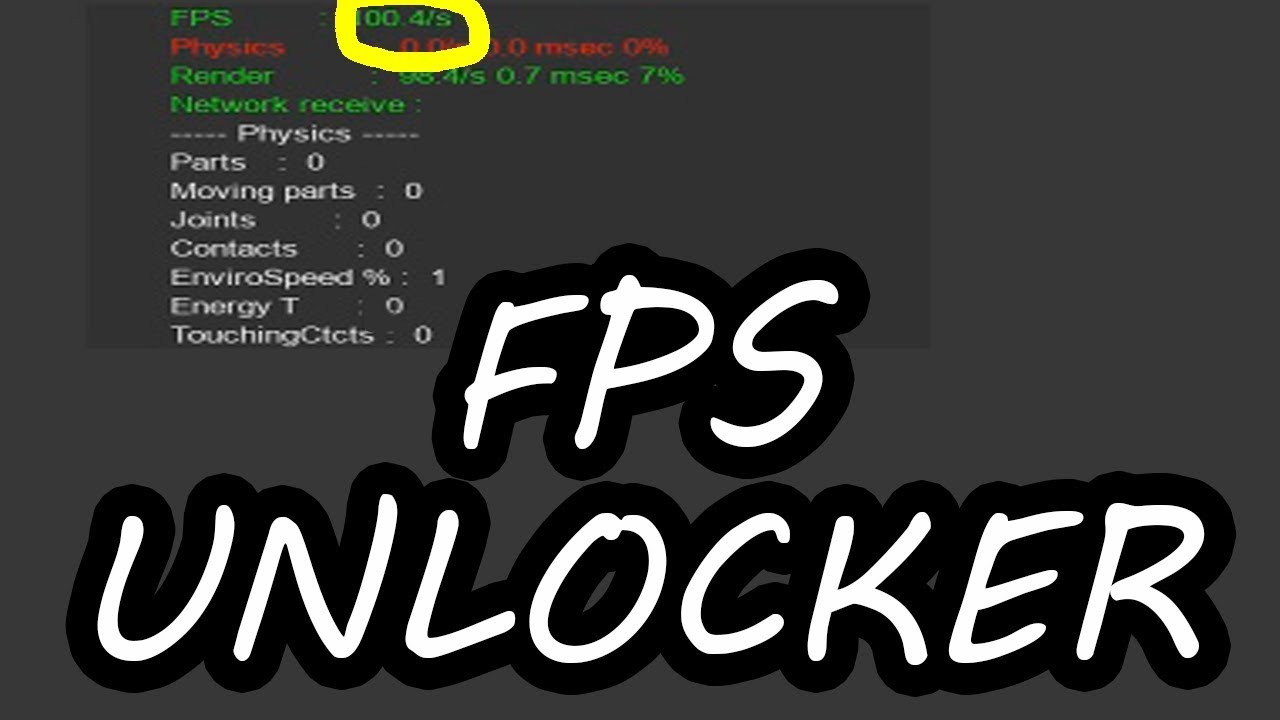 new roblox fps unlocker
